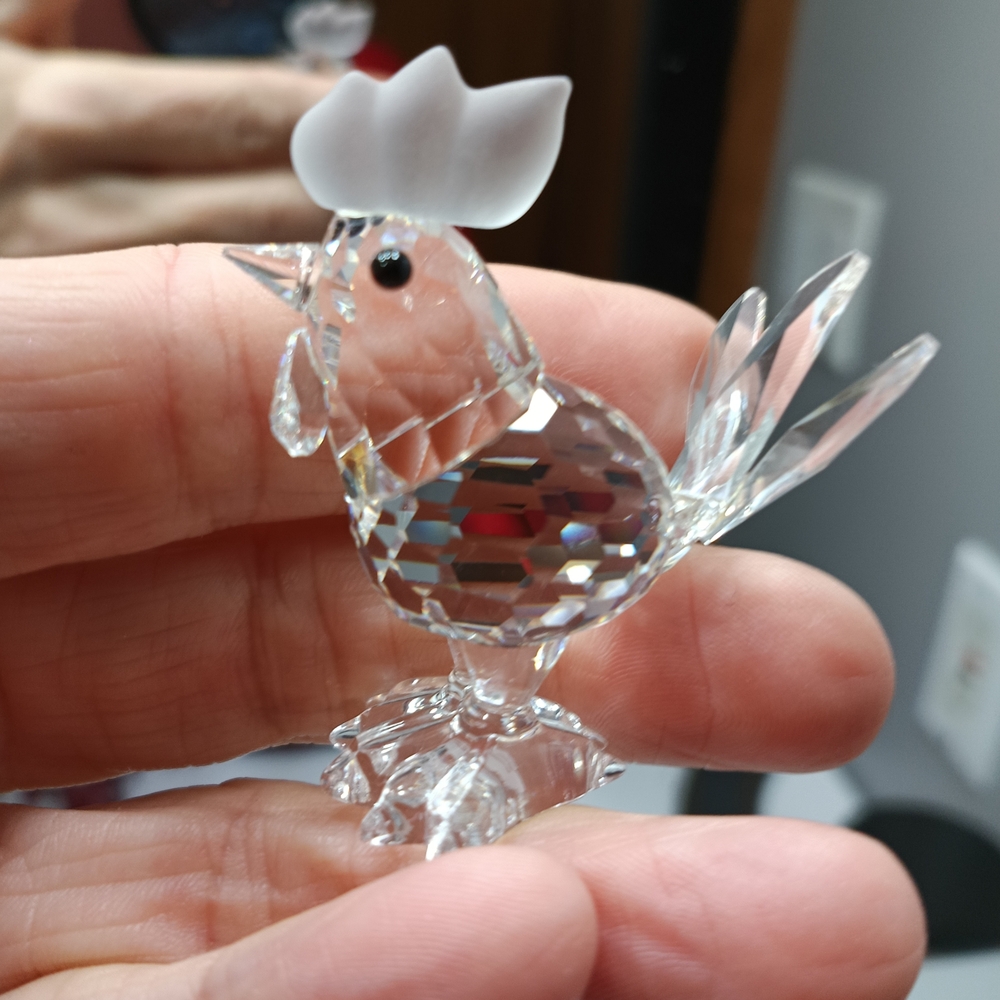 Swarovski Crystal Rooster Figurine